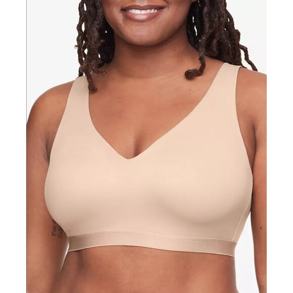 Warners Sz XL Cloud 9 Super Soft Smooth Invisible Look Lightly Lined Bra H15-16 - Picture 1 of 8